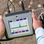 World first – standalone water leak noise correlator MicroCorr Touch