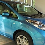 Recharging of an all-electric Nissan LEAF