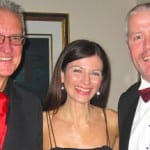 Water place to go to work! Scottish Water’s team at the ceremony (from left) talent manager Iain Cameron; Shirley Campbell, director of people and organisational development; and Ewan Robertson, head of shared services.