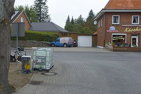The cheese dairy in Holtsee, Germany