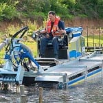 Using containment for de-watering