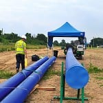 Flanges support savings in M4 pipeline pipeline