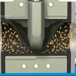 Specifying for abrasion-resistance A PVEG, non-metallic, single-acting pinch valve closes from one direction.