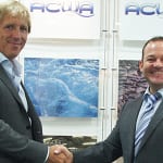 Eastern promise for emissions control partnership Azzuro CEO/President Bonno Koers (left) with ACWA Group Managing Director Gary Jackson