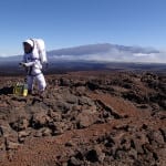 Analyzing waste gases during simulated Mars mission