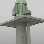 Sealless thermoplastic immersible pumps for open tanks and sumps