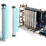 Membrane filtration cartridge simplifies operation in high solids applications