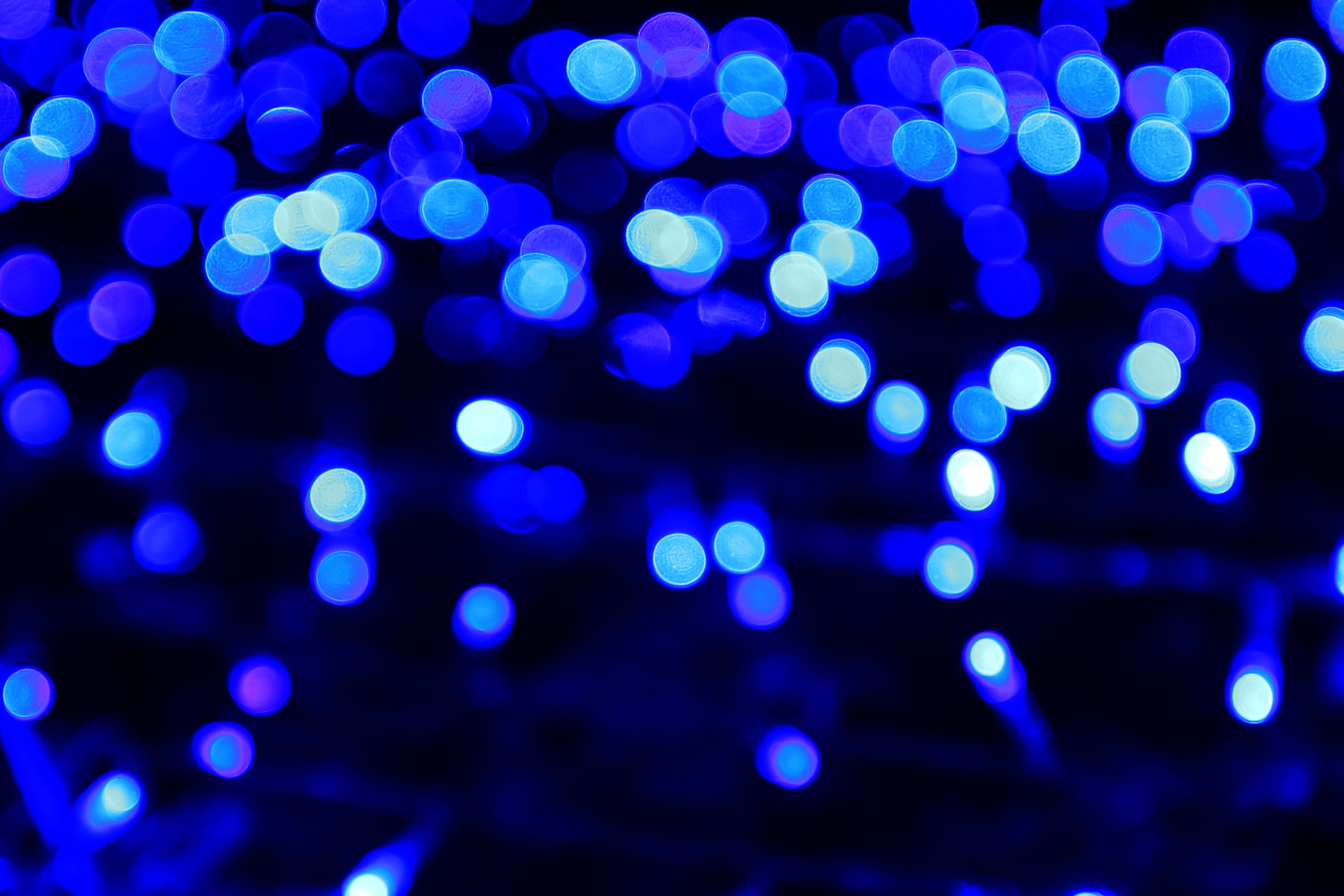 Blue LEDs and optical sensors for water