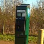 Solar-powered parking meter selected for community forest centre