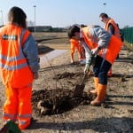 Building firm creates wetland for local school in Wigan area