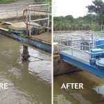 Grit removal system refurb boosts peak flow handling in Exeter area