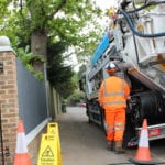 Jet vac tanker takes on the cowboy pipe fillers