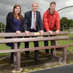Turning bottles into benches in Cote Heath, Buxton