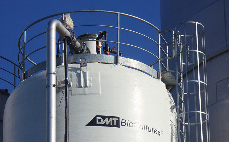 DMT’s Sulfurex® CR desulphurisa¬tion technology at a Manchester AD plant.