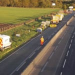 Drainage re-lined in half the normal time Pipe rehabilitation project being undertaken on the M6 motoroway.