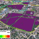 Geospatial and air quality data combine to provide tool for cyclists planning urban routes