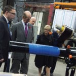 Royal visit to Premier Coatings Duke of Kent visiting Premier Coatings Ltd