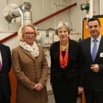 Therese May opens biomass training facility