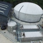 Using on-site bioenergy to meet water and CO2 shortages