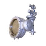 Variable speed actuation for a large butterfly valve