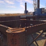 Sealing surfaces for Hinckley Densostrip seals concrete units at Hinckley North Berth.