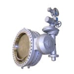 Variable speed butterfly valve isolated 48-inch valve plus AUMA 7a