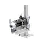 Motor agitator minimises dead flow zones and prevents clogging, says firm