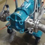 Rotary lobe pump passes acid test
