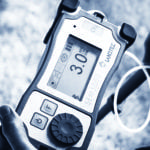 Landfill methane detector avoids false readings and cross-gassing effects