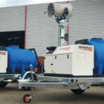 Water-thrifty units trap toxic particles