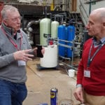 Nigel Griffiths of The Royal Hospital School with Ray Taylor of Next Filtration.