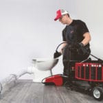 Prime cleaning for smaller bore drainage