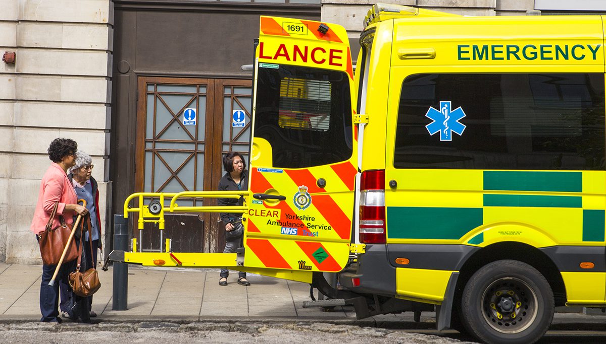 ambulance in Leeds