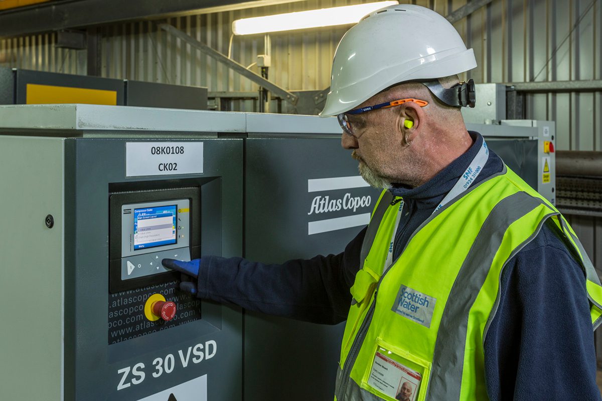 Atlas Copco blowers installed at Nigg Treatment Works