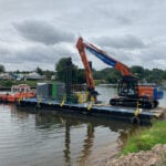 Fish pass construction project resumes in Worcestershire