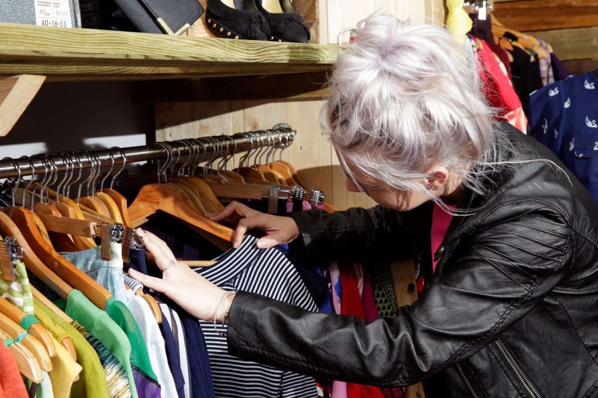 Zero Waste Scotland - second hand clothes shopping