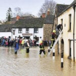 Maps enhance flood risk modelling Malmsbury, Wiltshire, during the 2012 flooding: The Climate Suite products are intended to provide insight into future flood hazards.