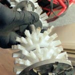 Clearing tarmac and concrete