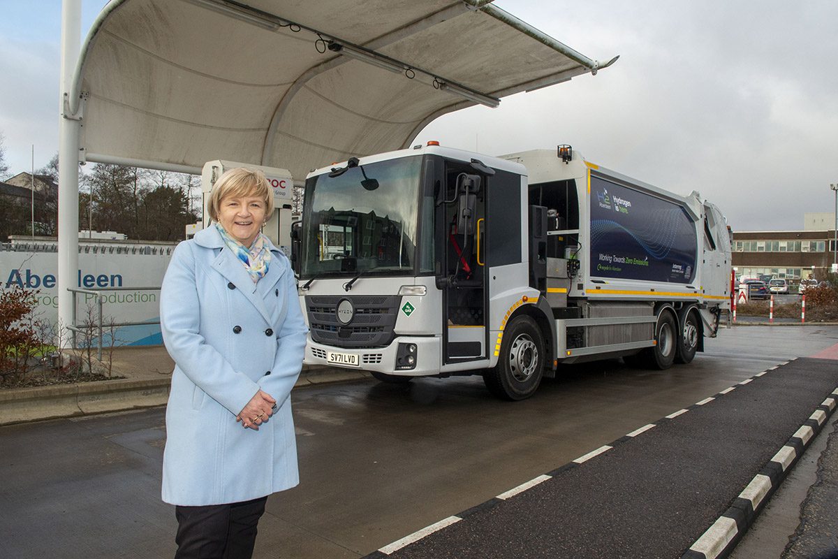 Aberdeen hydrogen waste truck