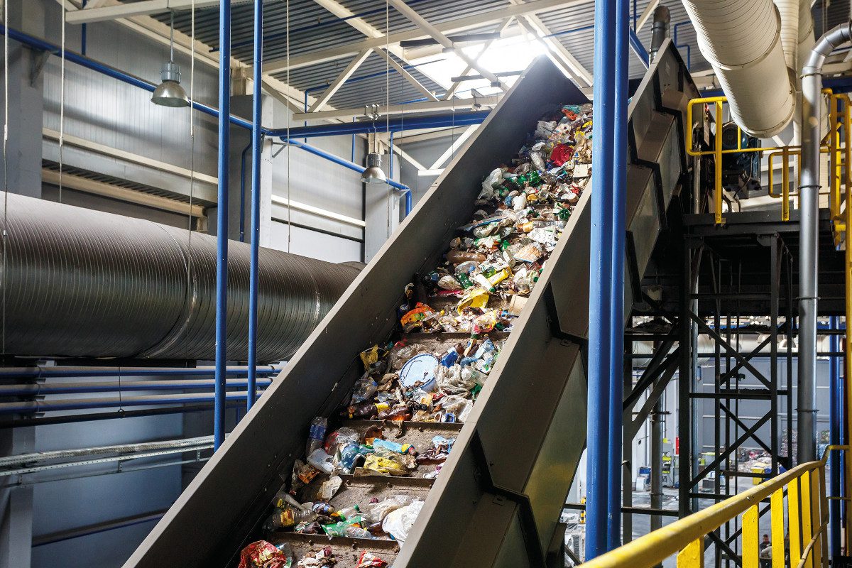 plastic recycling facility