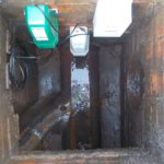 Blockage detecting equipment in sewer