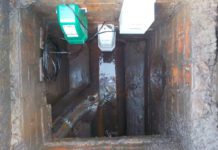Blockage detecting equipment in sewer