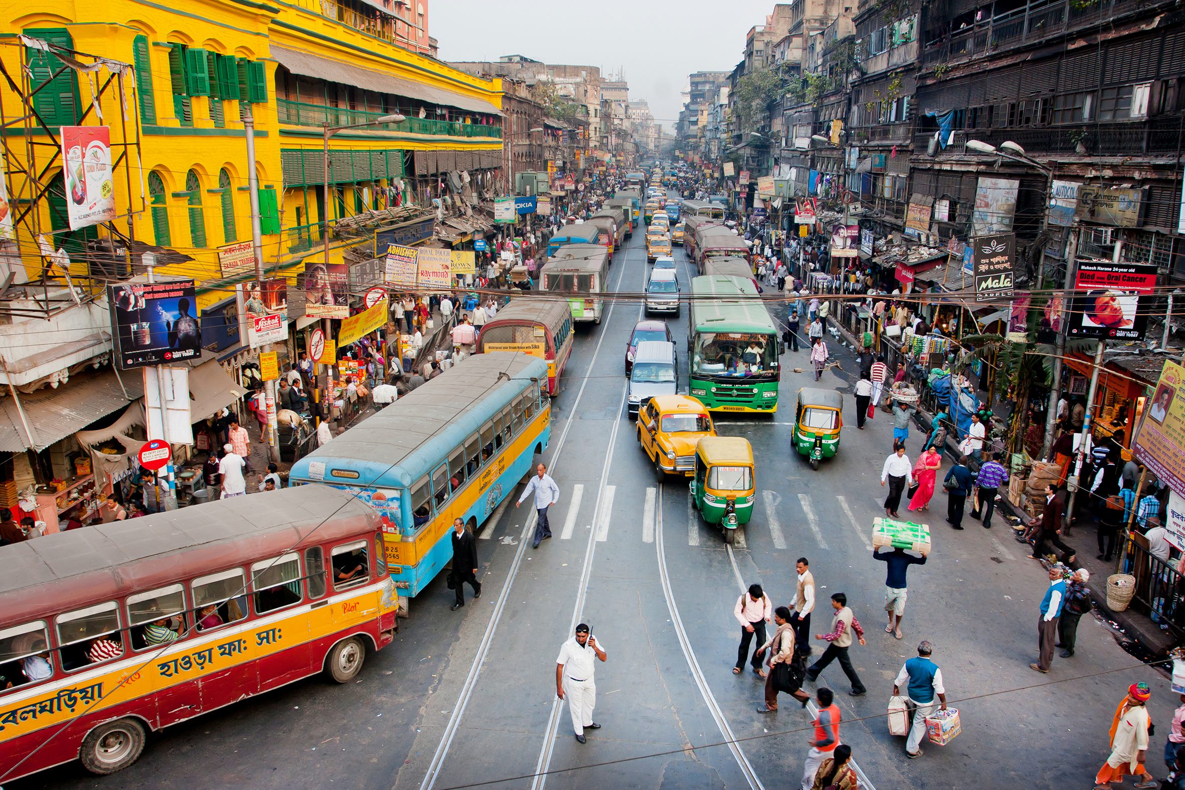 Calcutta-traffic-jam