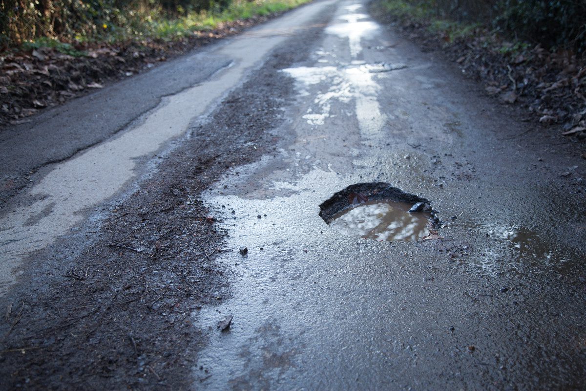 Pothole-in-English-country-road