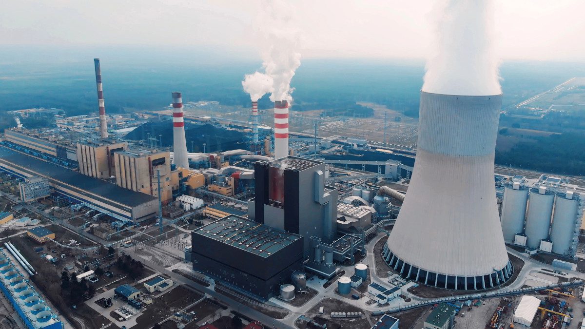 The Kozienice Coal Power Plant In Poland