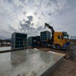 Hybrid-SAF units to provide onsite biological treatment for utility