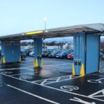 NHS Scotland welcomes its first pop-up solar car park and electric vehicle charging hub