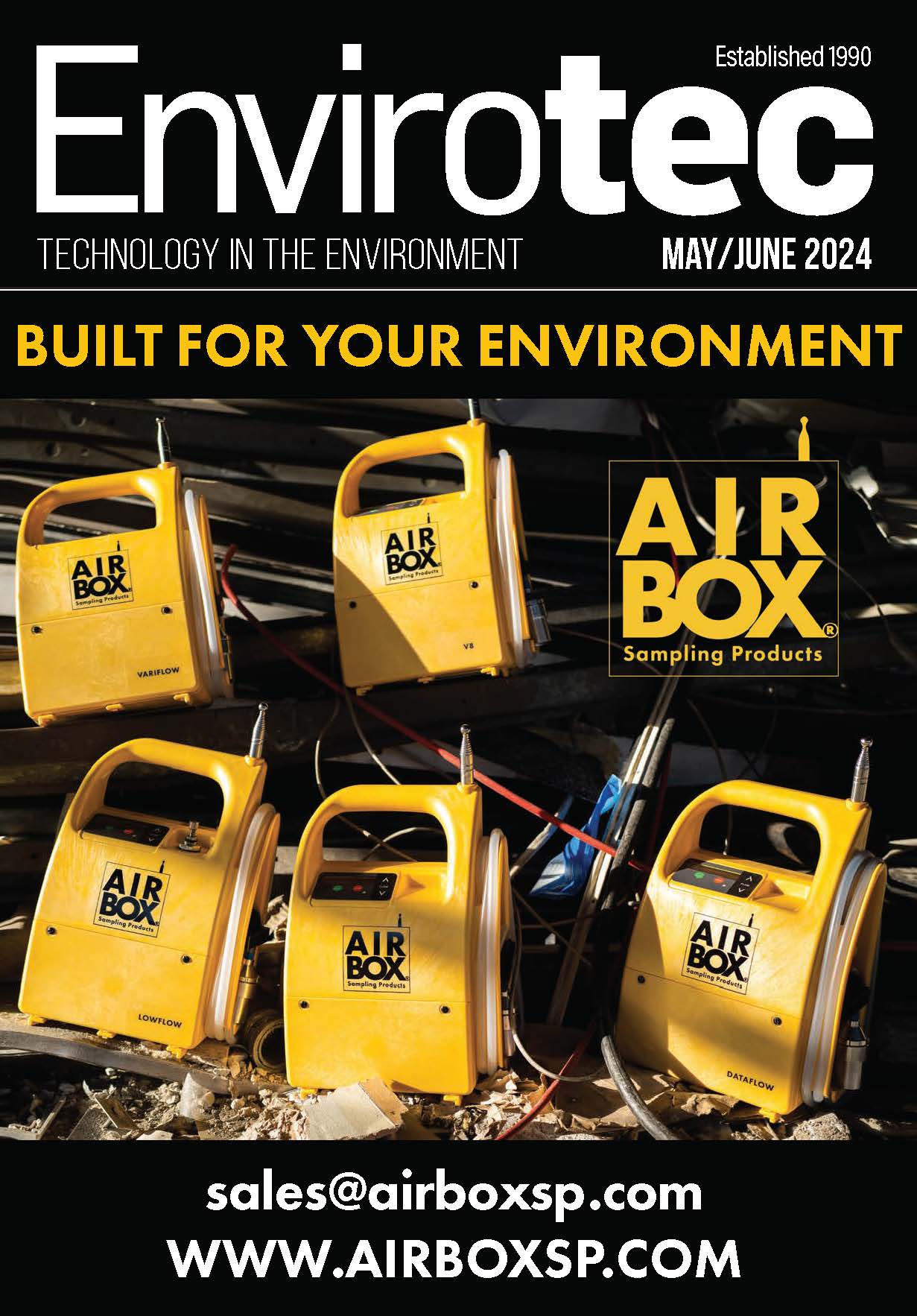 Envirotec Magazine front cover May 24 edition