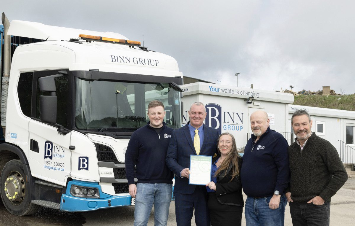 PAS 402 certification is Scottish standout for Perthshire waste management firm