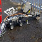 Ultra high-pressure robotic cutter clears sewer debris in Glasgow